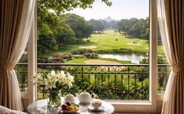 Green space in the middle of madness