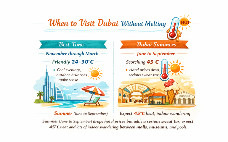 The best time to visit Dubai