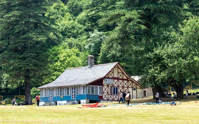Rustic Cottage in Lush Green Khajjiar Landscape