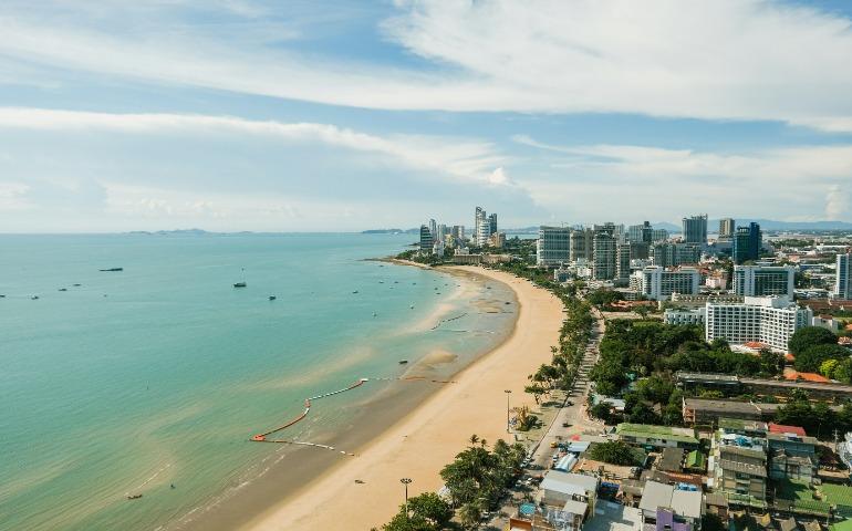 Pattaya aerial view