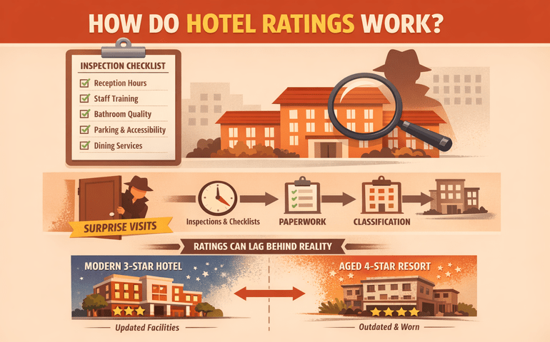 How do hotel ratings work?