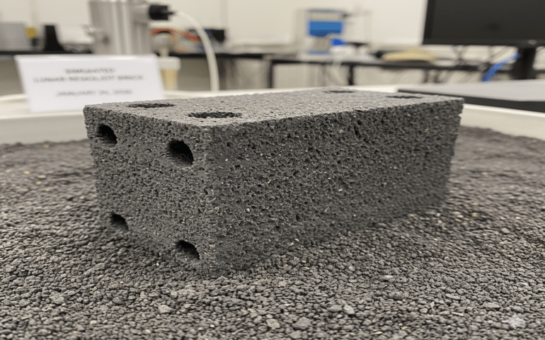Lunar Soil Brick

