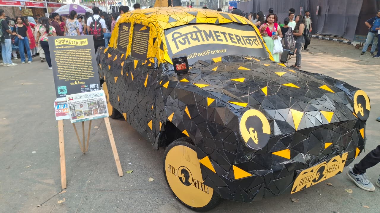 Art installation at Kala Ghoda Festival 2026 
