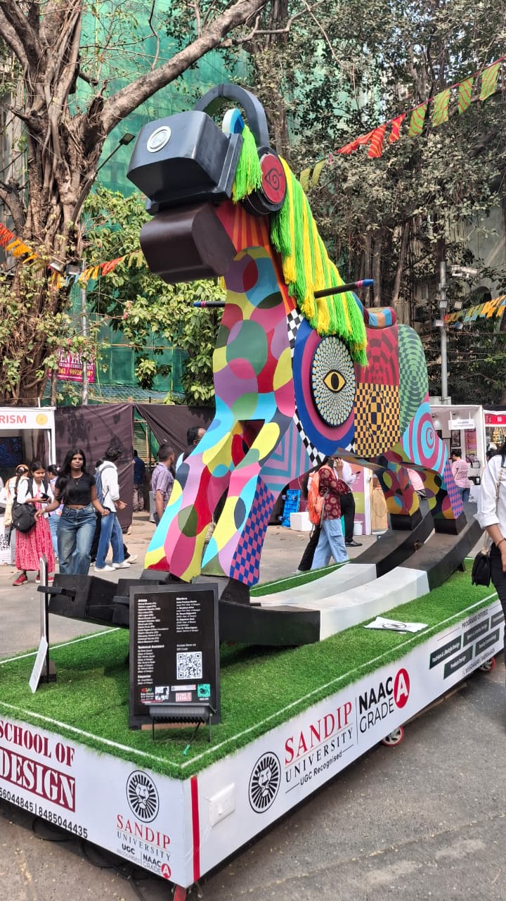 Kala Ghoda 2026 art installations - Image Credit: Afreen Qureshi