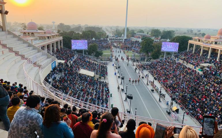 Parade at Attari-Wagah Border, Punjab