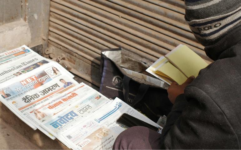 Man selling newspaper
Image Credit: Ravi Sharma/Unsplash
