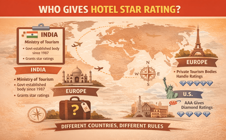 Who gives hotel star ratings?