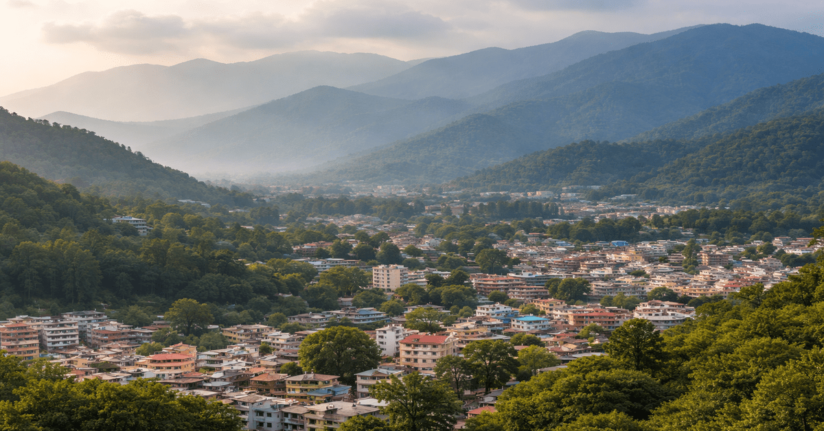 That moment when the plains quietly hand you over to the hills.