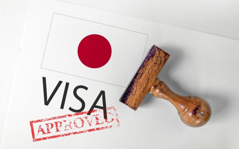 Japan Visa approved with rubber stamp - Japan is one of the top travel destinations for Indian tourists