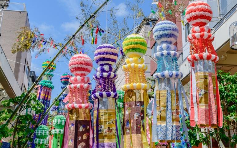 Summer Festival: Sendai Tanabata Festival, Japan