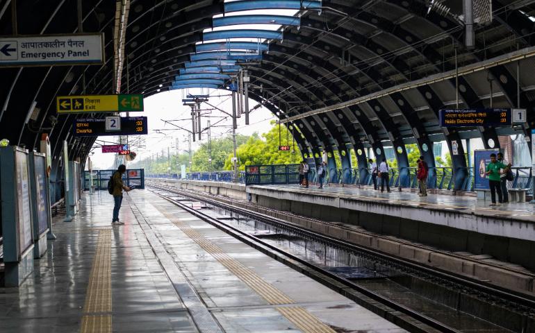 New Delhi Metro Station
