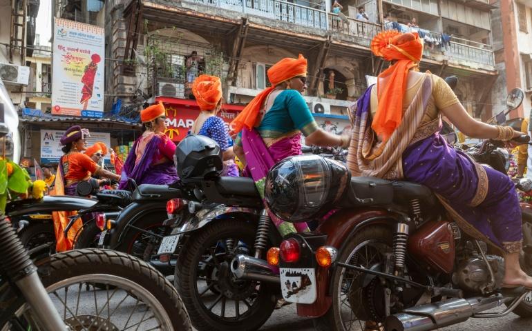 Gudhi Padwa procession at Girgaon
