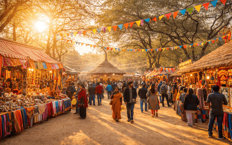 Winter sun, handicrafts, and that perfect shawl purchase.