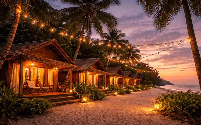 Beachfront and barefoot ready