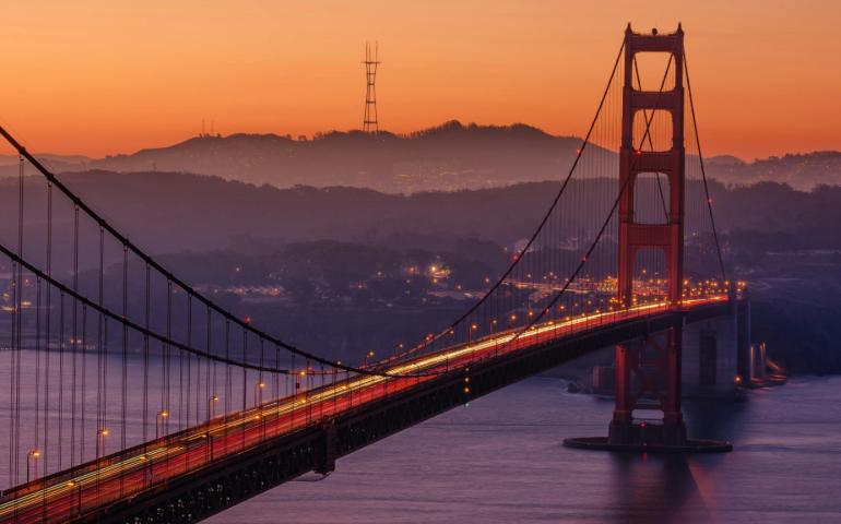 Golden Gate Bridge Sunset