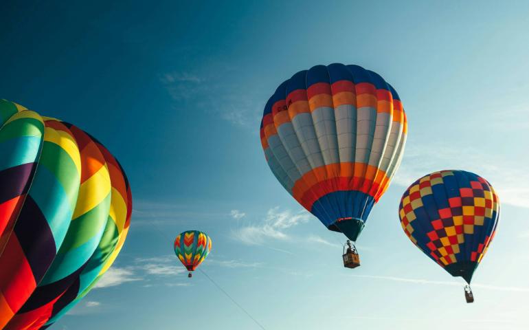 Hot air balloons
