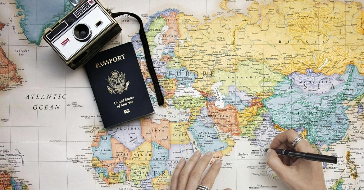 Map, Travel, Travel map image.