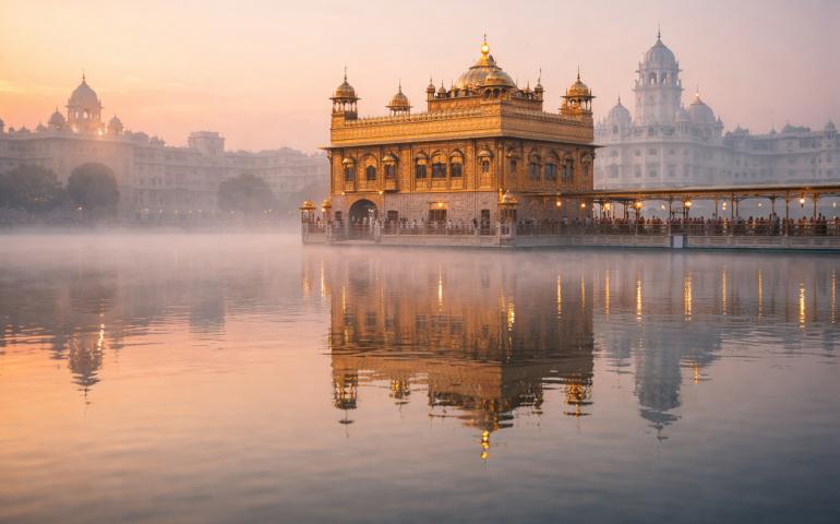 That quiet moment before the crowds arrive.