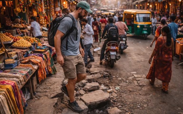 Travel tip: watch the step…