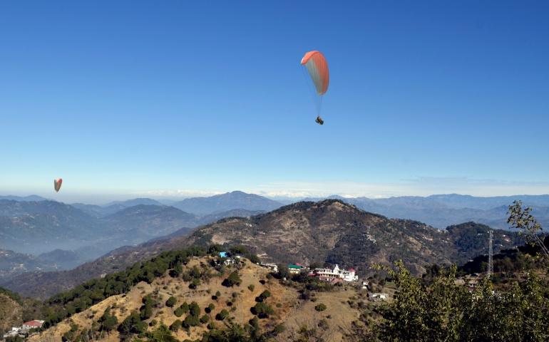 Paragliding in Kasauli
