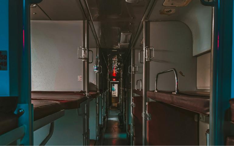 Empty Coach of the Train
