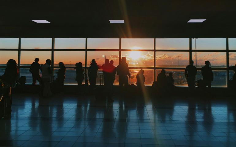 Passengers Inside the Airport