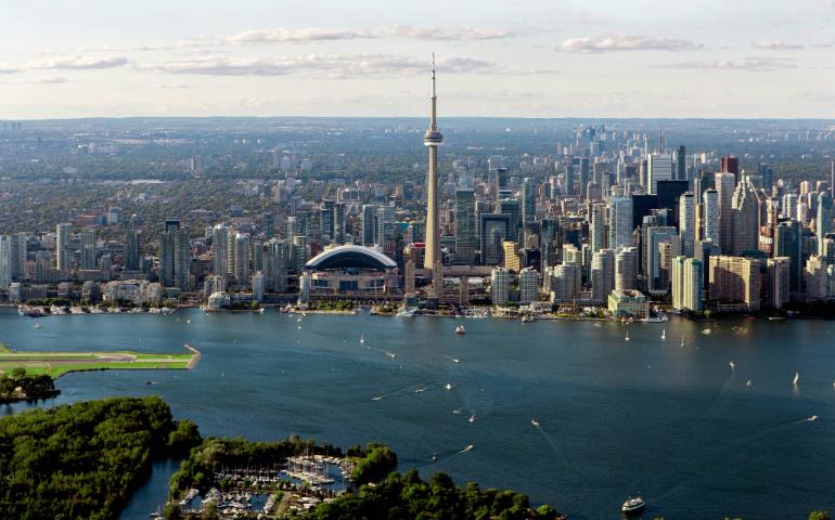 Aerial view of Toronto

