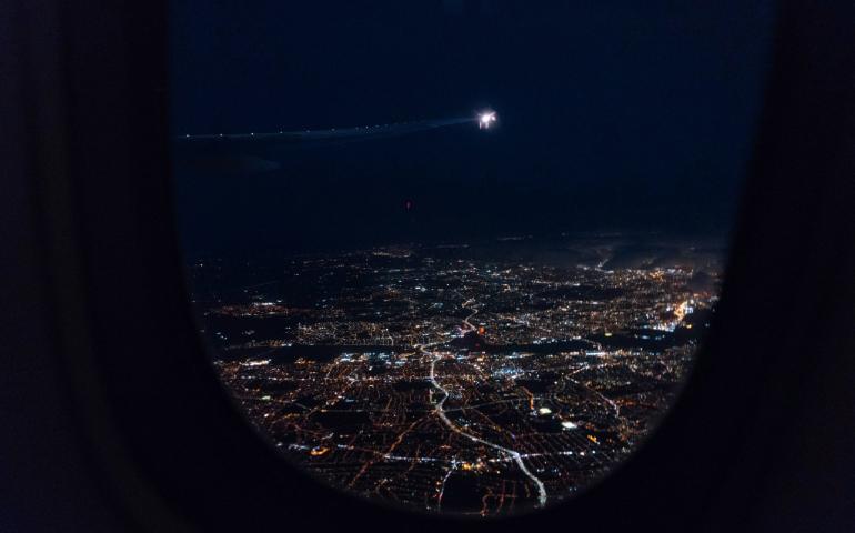 Flying Over London by Night