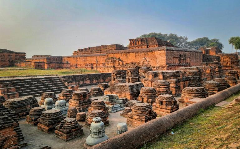 Nalanda Archaeology Museum in India