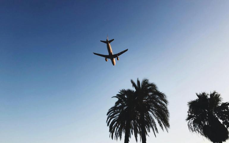 Airplane in Mid Air Above Trees during Day
Image Credit: Tom Cattini/Pexels