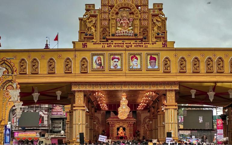 The Famous Dagdu Sheth Ganpati Temple, Pune