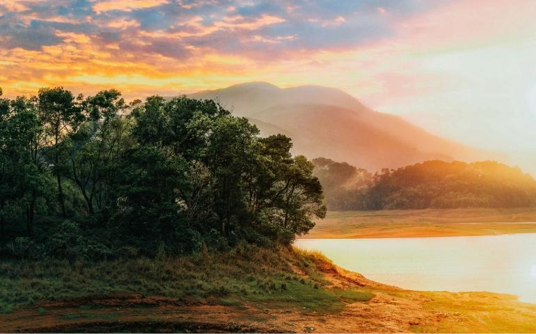 Golden Sunset of Umiam Lake, Shillong