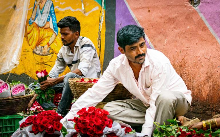 Flower market in Dadar