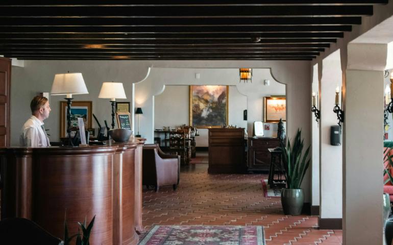 Hotel Reception at The Inn at Death Valley, California