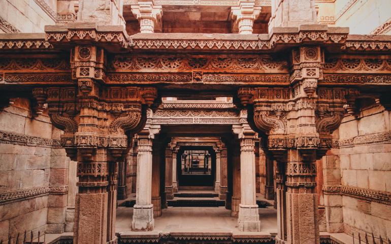 Stepwell of Adalaj (Adalaj Ni Vav), Ahmedabad, India.  