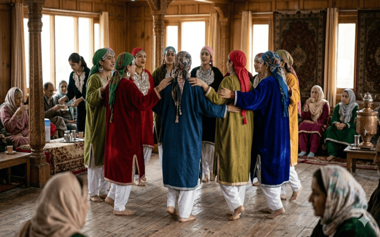 Rouf dance - AI Generated image for representational purpose