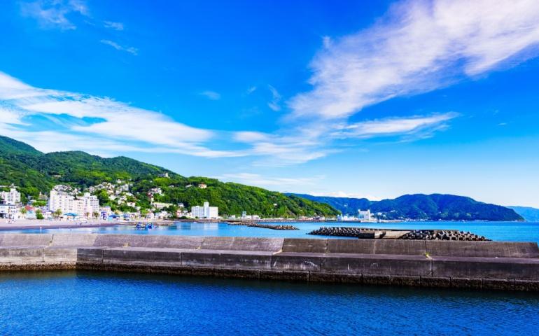 Landscape of Ito city in Izu - a hidden gem in Japan