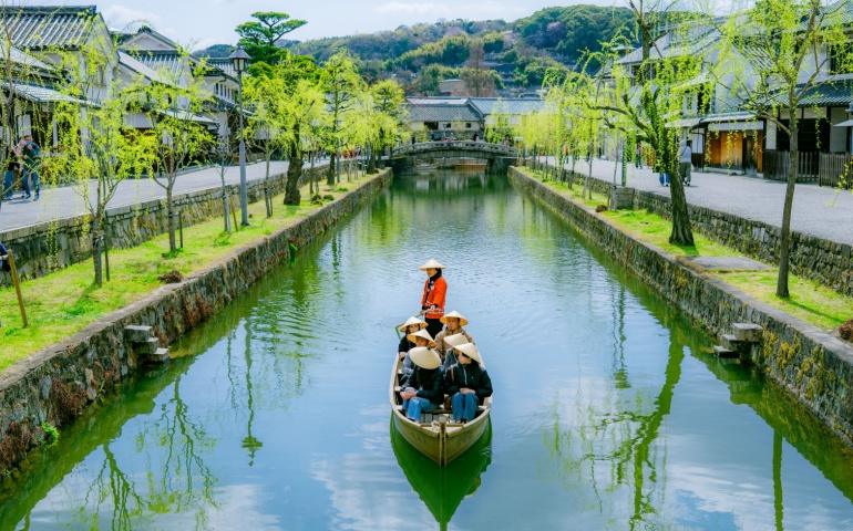 The famous old town of Kurashiki in Okayama, Japan