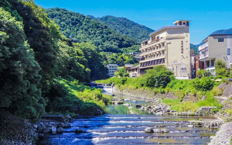 Hakone Yumoto Onsen in Kanagawa Prefecture, Japan