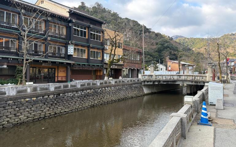 Kinosaki Onsen in Japan, an old Onsen town in the Kansai area