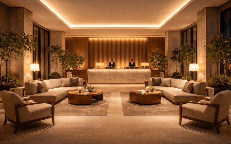 Business trip… but make it chic.
