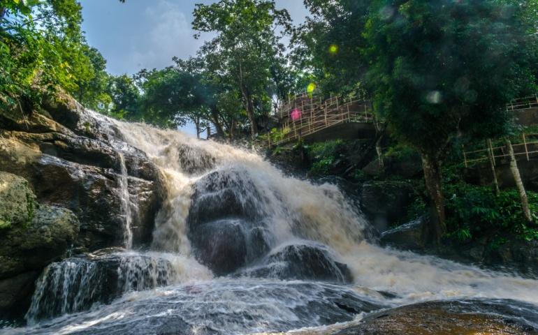 Beautiful waterfalls in Aruku Valley
