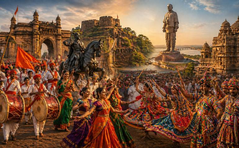 Why is Maharashtra Day & Gujarat Day celebrated?