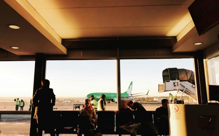 People Waiting at the Airport