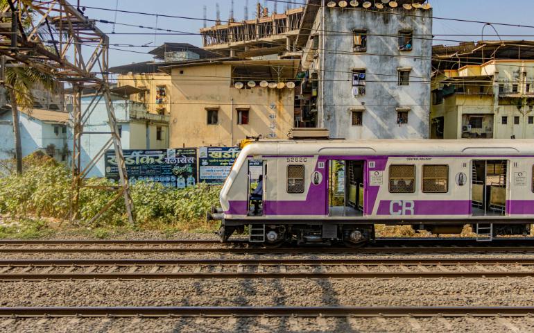 Central Railway Train in Mumbai
