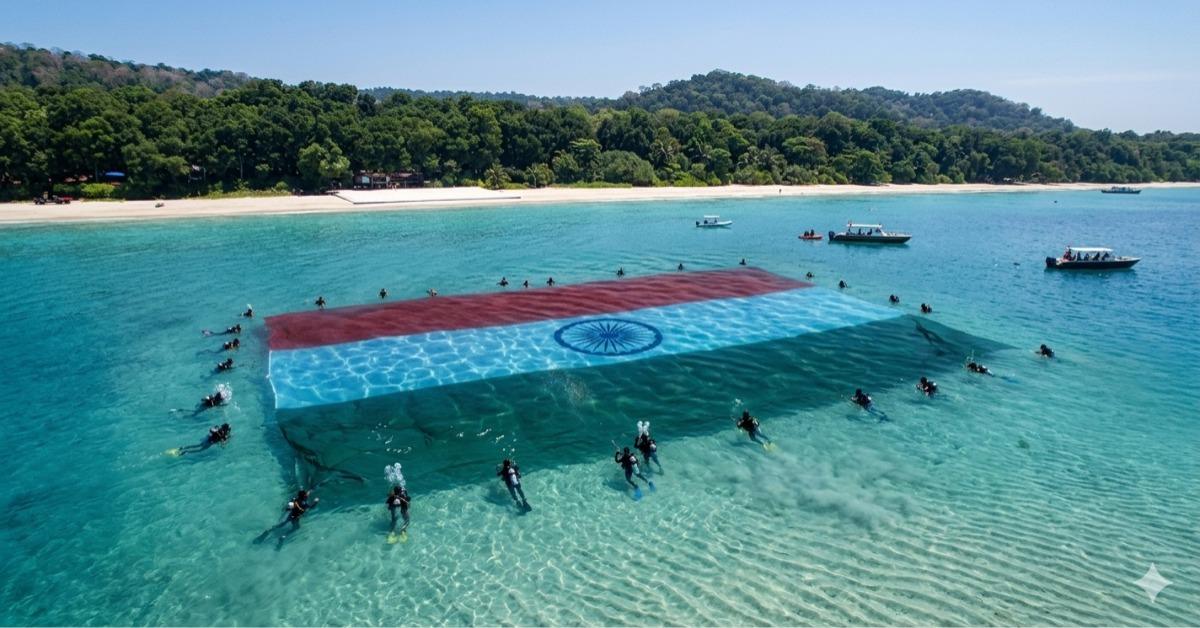 Big News! India Unfurls World’s Largest Underwater National Flag