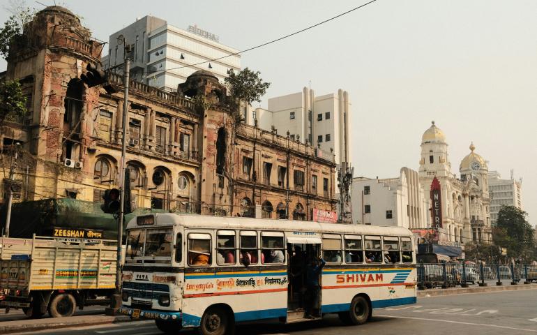 Streets of Kolkata, India.
