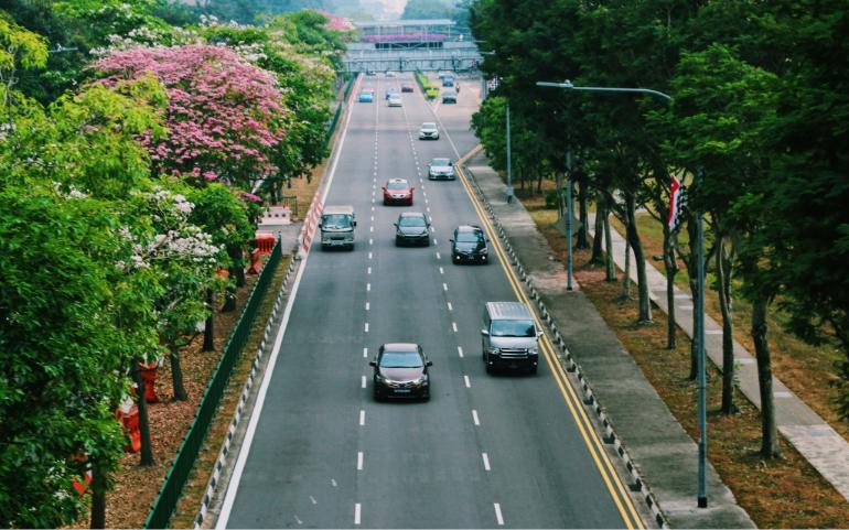 Road in Singapore