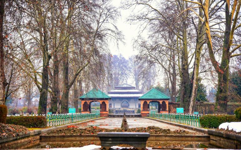 Autumn Beauty of Shalimar Bagh (Mughal Garden), Srinagar
