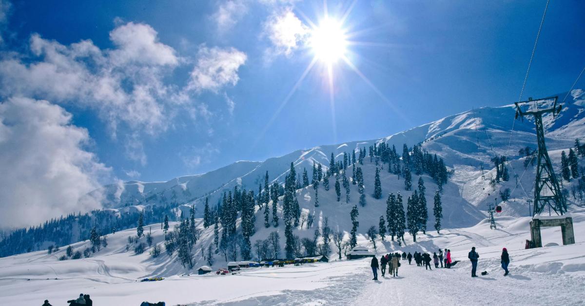 Winter landscape with sunlit snowy mountains
Image credit:  Amjed wani/Pexels